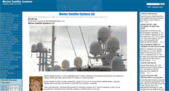 Desktop Screenshot of marinesatellitesystems.com